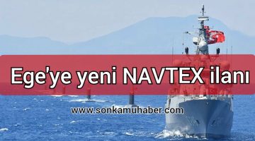 Türkiye ; Ege’ye yeni NAVTEX ilan etti