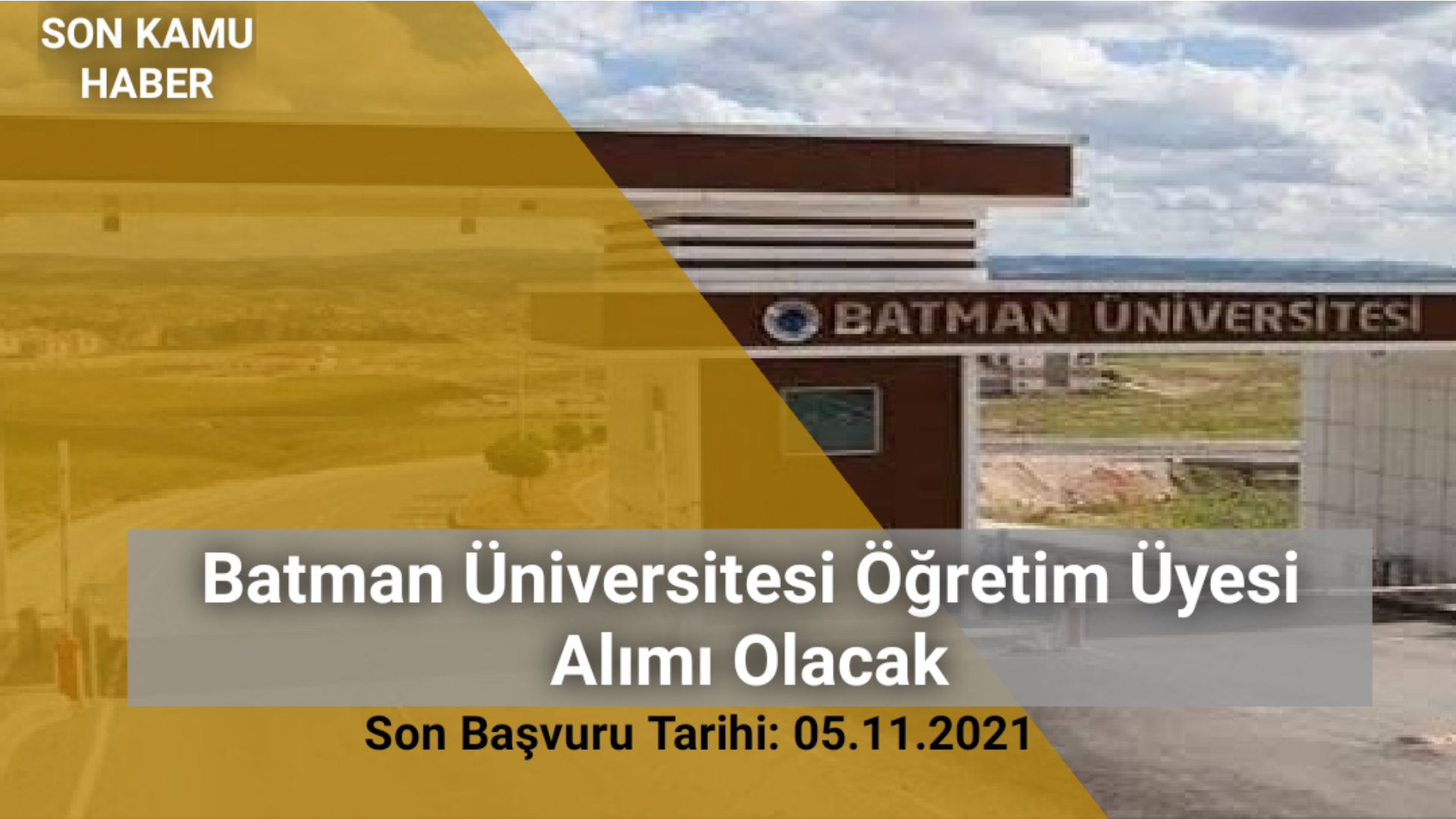 Batman Üniversitesi Öğretim Üyesi Alımı Olacak