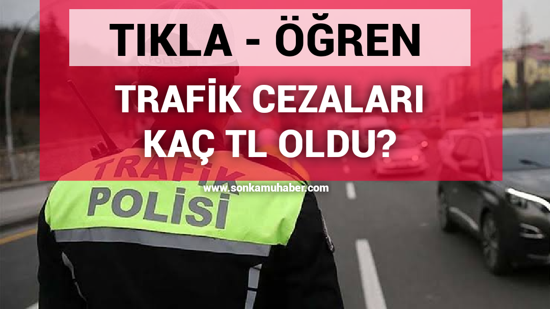 2025’in trafik cezaları kaç TL oldu?
